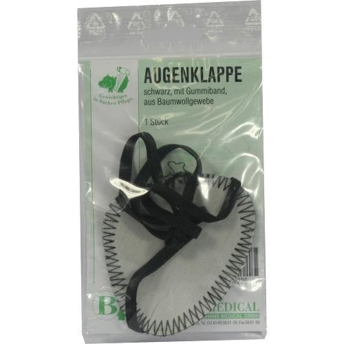 Augenklappe oval mit - augenklappe, gummiband