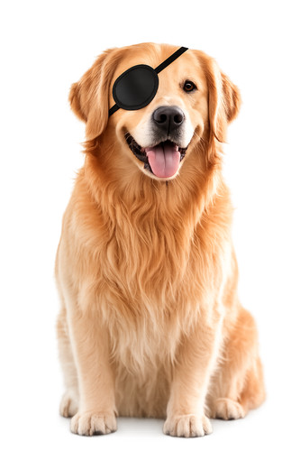 2er set hunde augenklappe - 2er,