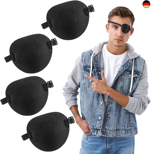 Stück schwarz augenklappen - schwarz,